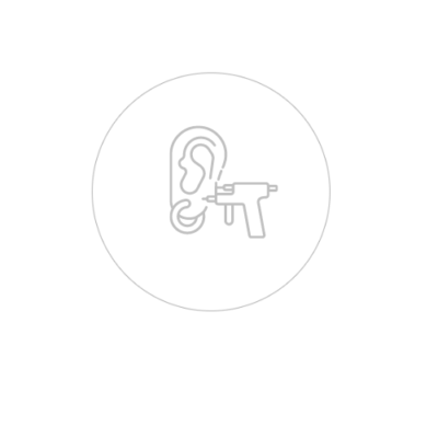 Colocación de pendientes